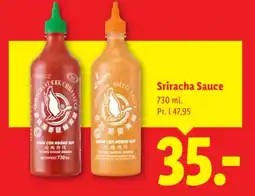 Lidl Flying Goose Brand Sriracha Sauce tilbud