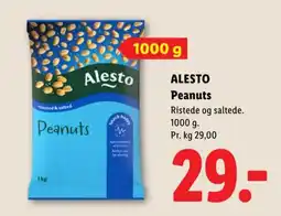 Lidl Alesto Peanuts tilbud
