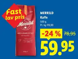 Lidl Merrild Kaffe tilbud