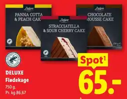 Lidl Deluxe Flødekage tilbud