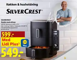 Lidl Silvercrest double stack airfryer tilbud