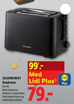 Lidl Silvercrest brødrister tilbud