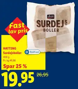 Lidl Hattings Surdejsboller tilbud