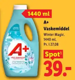 Lidl A+ Vaskemiddel tilbud
