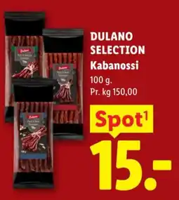 Lidl Dulano Selection Kabanossi tilbud