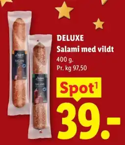 Lidl Deluxe Salami med vildt tilbud