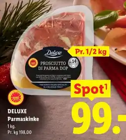 Lidl Deluxe Parmaskinke tilbud