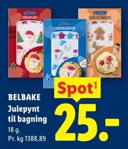 Lidl Belbake julepynt til bagning tilbud