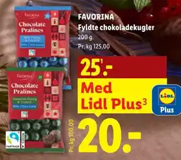 Lidl Favorina Chocolate Pralines tilbud