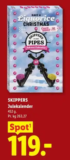 Lidl Skippers Julekalender tilbud