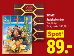 Lidl Toms Julekalender tilbud