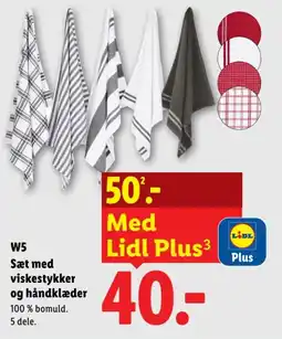 Lidl Lidl viskestykker og håndklæder tilbud