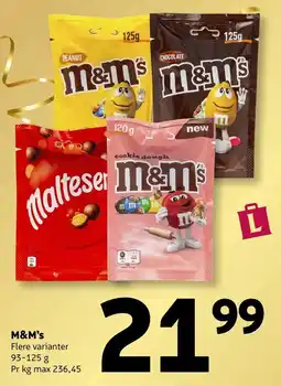 Løvbjerg M&M's tilbud