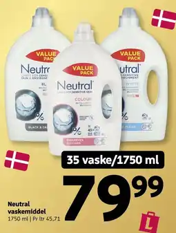 Løvbjerg Neutral vaskemiddel tilbud