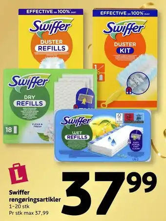 Løvbjerg Swiffer rengøringsartikler tilbud