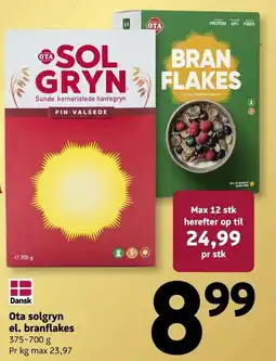 Løvbjerg Ota solgryn el. branflakes tilbud