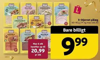 Løvbjerg 3-stjernet pålæg tilbud