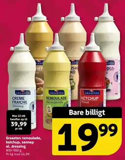 Løvbjerg Graasten remoulade, ketchup, sennep el. dressing tilbud