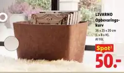 Lidl LIVARNO Opbevaringskurv tilbud