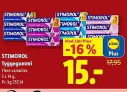Lidl STIMOROL Tyggegummi, App-pris tilbud