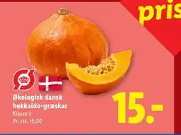 Lidl Økologisk dansk hokkaido-græskar tilbud