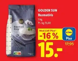 Lidl GOLDEN SUN Basmatiris, App-pris tilbud