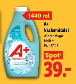 Lidl A+ Vaskemiddel tilbud