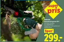 Lidl PARKSIDE Batteridreven grensav 20 V tilbud