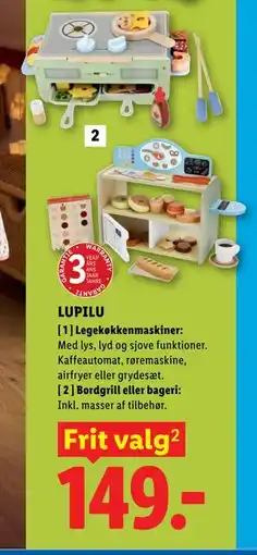 Lidl Bordgrill eller bageri tilbud