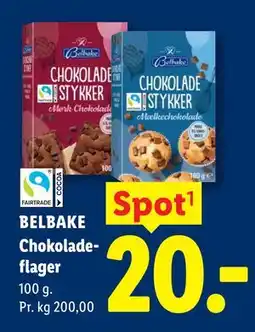 Lidl BELBAKE Chokoladeflager tilbud