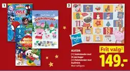 Lidl [ 1 ] Julekalender med 24 små bøger tilbud