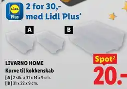 Lidl LIVARNO HOME Kurve til køkkenskab, App-pris tilbud