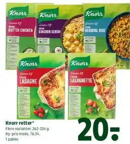 Coop 365 Knorr retter tilbud