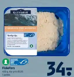 Coop 365 Glyngøre fiskefars med hvidfisk tilbud