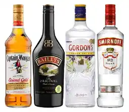 Coop 365 Baileys, Smirnoff, Captain Morgan eller Gordon's tilbud