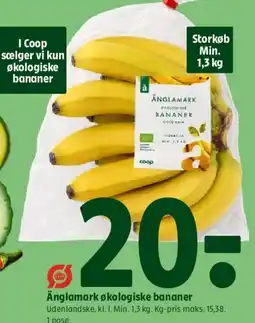 Coop 365 Änglamark økologiske bananer tilbud
