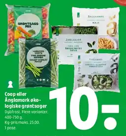 Coop 365 Coop eller Änglamark økologiske grøntsager tilbud