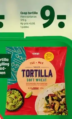Coop 365 Coop Tortilla (Soft Wheat) tilbud