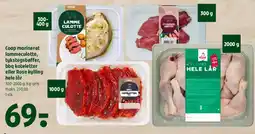 Coop 365 Coop marineret lammeculotte / kylling hele lår mv. tilbud
