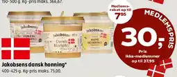 Coop 365 Jakobsens dansk honning tilbud