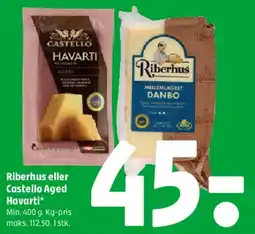 Coop 365 Riberhus eller Castello Aged Havarti tilbud