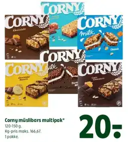 Coop 365 Corny müslibars multipack tilbud