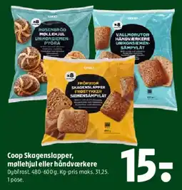 Coop 365 Coop Skagenslapper / møllehjul / håndværkere tilbud