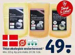 Coop 365 Thise økologisk vesterhavsost tilbud