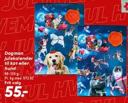 Bilka Dogman julekalender til katt eller hund tilbud