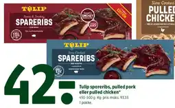 Coop 365 Tulip spareribs / pulled pork / pulled chicken tilbud
