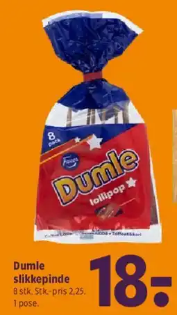 Coop 365 Dumle slikkepinde tilbud