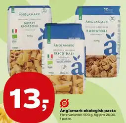 SuperBrugsen Änglamark økologisk pasta tilbud
