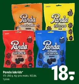 Coop 365 Panda lakrids tilbud