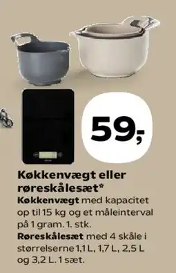 SuperBrugsen Køkkenvægt eller røreskålset tilbud